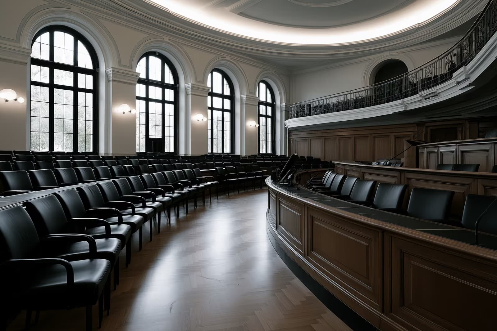 Berlin'deki Bundesrat binasının dış cephesi, berrak bir yaz gökyüzü altında.