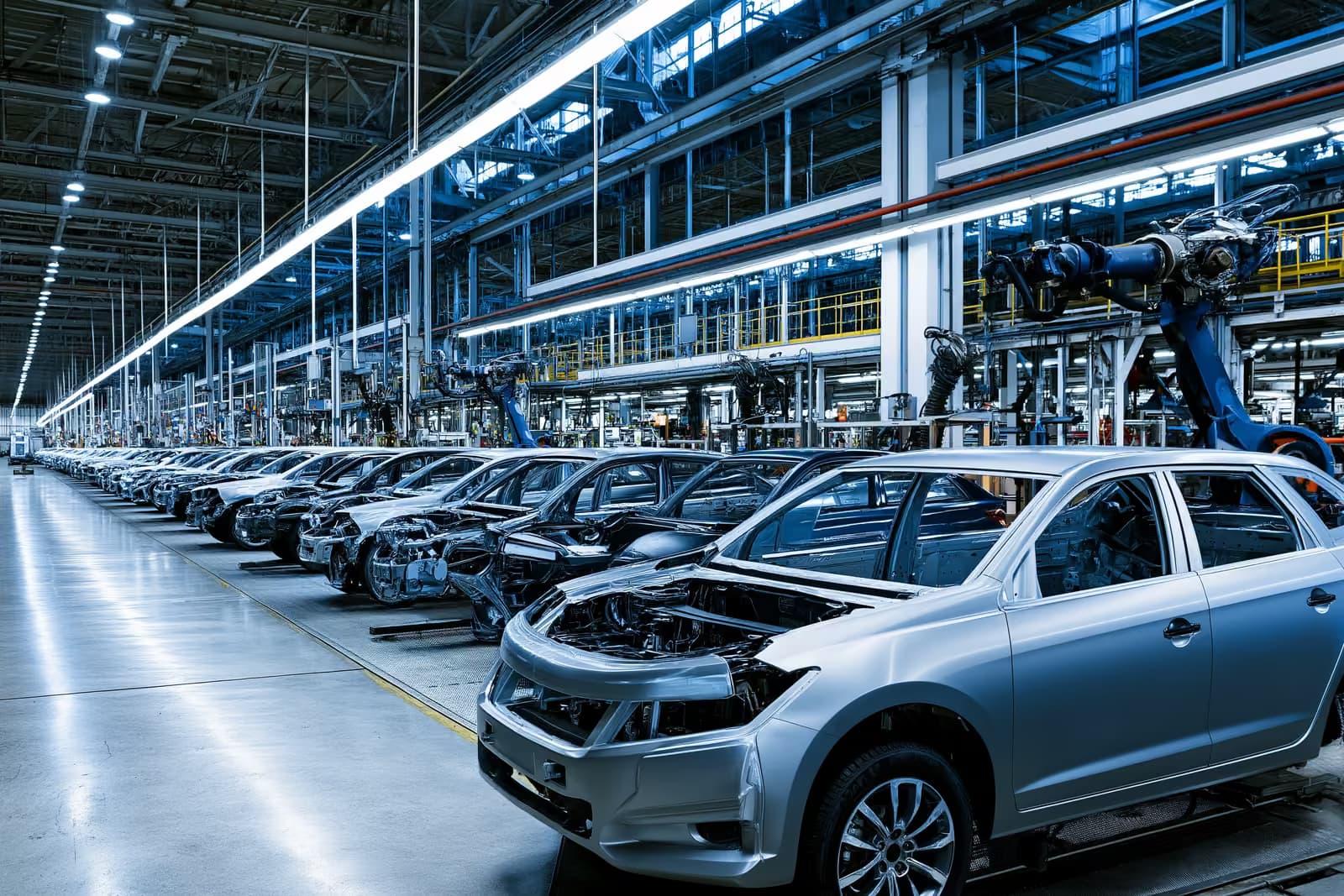 Almanya'nın Wolfsburg kentindeki şirket genel merkezinin cephesinde yer alan Volkswagen logosu.